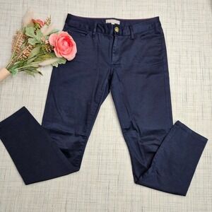 Banana Republic Ankle Pants Navy Blue Stretch Womens Size 26‎